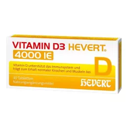 VITAMIN D3 HEVERT 4.000 IE tablete, 30 kos