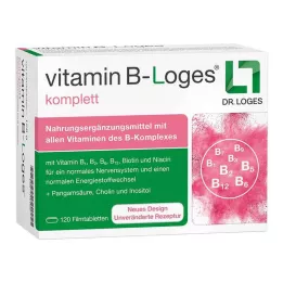 VITAMIN B-LOGES popolne filmsko obložene tablete, 120 kos