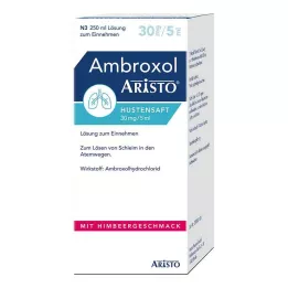 AMBROXOL Aristo sirup proti kašlju 30 mg/5 ml raztopina za peroralno uporabo, 250 ml