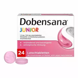 DOBENSANA Junior 1,2 mg/0,6 mg pastile, 24 kosov