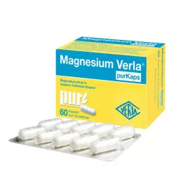 MAGNESIUM VERLA purKaps veganske kapsule za peroralno uporabo, 60 kos