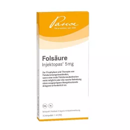 FOLSÄURE INJEKTOPAS 5 mg raztopina za injiciranje, 10 kos