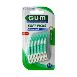 GUM Soft Picks Advanced navaden, 30 kos