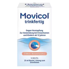 MOVICOL pripravljena za pitje 25 ml vrečka raztopina za peroralno uporabo, 10 kos