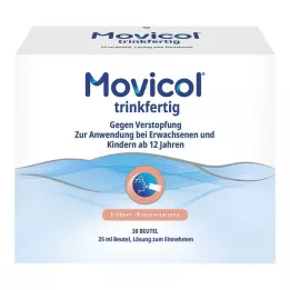 MOVICOL pripravljena za pitje 25 ml vrečka raztopina za peroralno uporabo, 30 kos