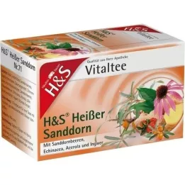H&S filter vrečka pekočega rakitovca vital čaj, 20X2,0 g
