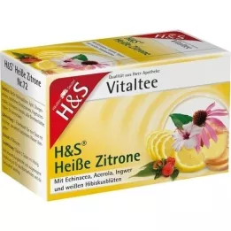 H&S hot lemon vital tea filter vrečka, 20X2,0 g
