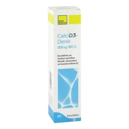 CALCI D3-Denk 1.000 mg/880 I.E. šumeče tablete, 20 kom