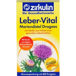 ZIRKULIN Leber-Vital Pegasti badelj tablete, 60 kos