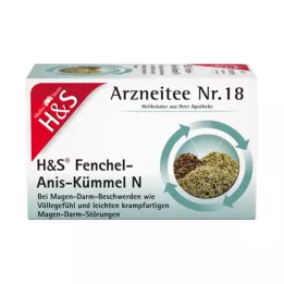 H&amp;S Koromač-janež-kumina N Filter vrečke, 20X2,0 g