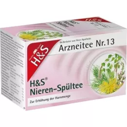 H&S filter vrečka čaja za izpiranje ledvic, 20X2,0 g