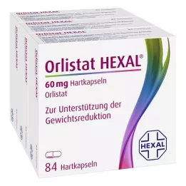 ORLISTAT HEXAL 60 mg trde kapsule, 3X84 kos