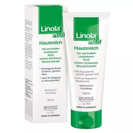 LINOLA plus mleko za kožo, 200 ml