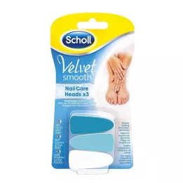 SCHOLL Velvet gladki nastavki za nego nohtov, 1 kos