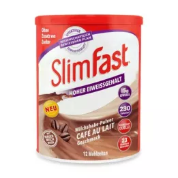 SLIM FAST Prašek Cafe au Lait, 438 g