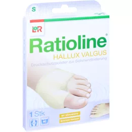 RATIOLINE Hallux valgus zaščitna podloga za pritisk velikosti S, 1 kos