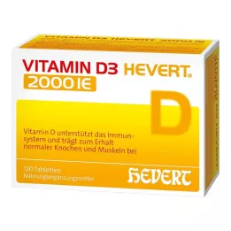 VITAMIN D3 HEVERT 2.000 IE tablete, 120 kosov