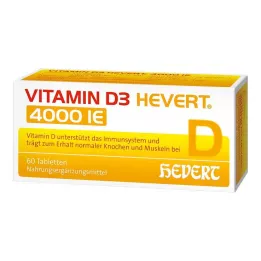 VITAMIN D3 HEVERT 4.000 IE tablete, 60 kos