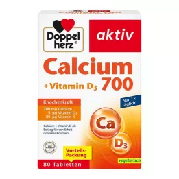 DOPPELHERZ Kalcij 700+Vitamin D3 tablete, 80 kom