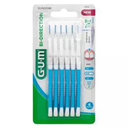 GUM Bi-Direction Interdentalb.0,9 mm modra, 6 kos