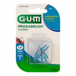 GUM Nadomestne ščetke Proxabrush Classic 1,6 mm, 8 kosov