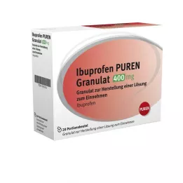IBUPROFEN PUREN Granule 400 mg za raztopino za peroralno uporabo, 20 kos
