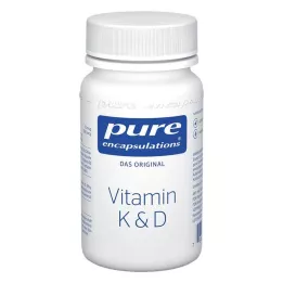 PURE ENCAPSULATIONS Vitamin K & D kapsule, 60 kos