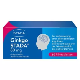 GINKGO STADA 80 mg filmsko obložene tablete, 60 kos