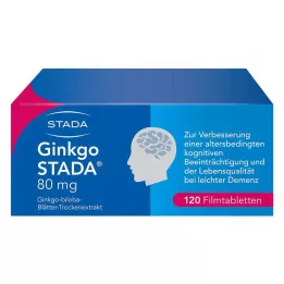 GINKGO STADA 80 mg filmsko obložene tablete, 120 kos