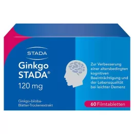 GINKGO STADA 120 mg filmsko obložene tablete, 60 kos