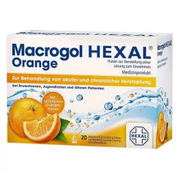 MACROGOL HEXAL Oranžna Plv.z.Her.e.Lsg.z.Einn.Btl., 20 kos