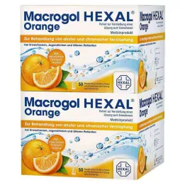 MACROGOL HEXAL Oranžna Plv.z.Her.e.Lsg.z.Einn.Btl., 100 kos