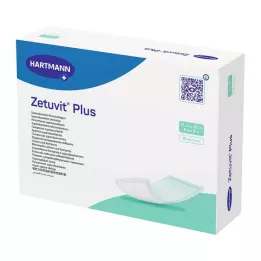 ZETUVIT Plus ekstra močna sesalna kompresa sterilna 15x20 cm, 10 kos