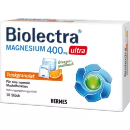 BIOLECTRA Magnezij 400 mg ultra pitna pomaranča, 10 kos
