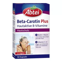 ABTEI Beta-Carotene Plus Skin-Active B-Vitamins kapsule, 50 kosov