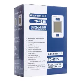 GLUCO TEST DUO Začetni set merilnika glukoze v krvi mmol/l, 1 kos