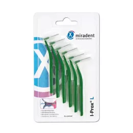 MIRADENT Medzobna ščetka I-Prox L 0,7 mm zelena, 6 kos