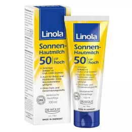 LINOLA Mleko za sončenje kože LSF 50, 100 ml