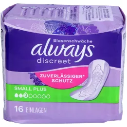 ALWAYS diskretni inkontinenčni vložek small plus, 16 kos