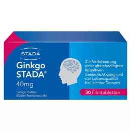 GINKGO STADA 40 mg filmsko obložene tablete, 30 kom