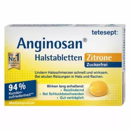 TETESEPT Anginosan pastile za grlo brez sladkorja limona, 20 kos