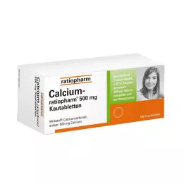 CALCIUM-RATIOPHARM 500 mg žvečljive tablete, 100 kos