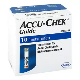ACCU-CHEK Vodilni testni trakovi, 1X10 kos