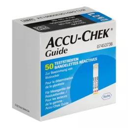 ACCU-CHEK Vodilni testni lističi, 1X50 kos