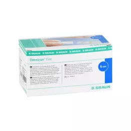 OMNICAN fina peresna kanila 31 G 0,25x6 mm, 100 kosov