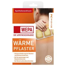WÄRMEPFLASTER Vrat/hrbtišče 8,5x28,5 cm WEPA, 2 kosa