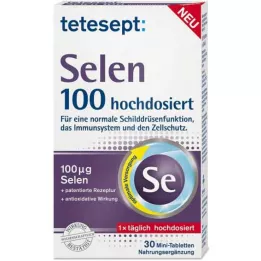 TETESEPT Selen 100 visokoodmerne filmsko obložene tablete, 30 kos