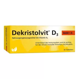 DEKRISTOLVIT D3 5.600 IE tablete, 30 kos