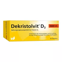 DEKRISTOLVIT D3 5.600 IE tablete, 60 kos