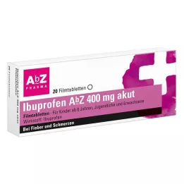 IBUPROFEN AbZ 400 mg akutne filmsko obložene tablete, 20 kos